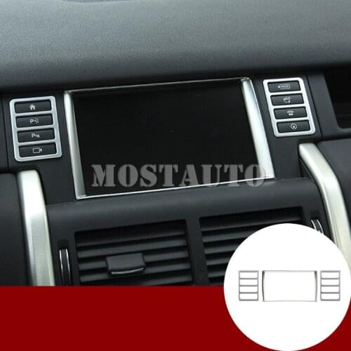 For Land Rover Discovery Sport Inner Console GPS Navigation Cover Trim 2015-2016 3pcs Car Accessories Interior Car Decor