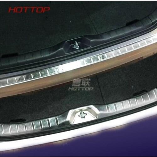 Rear Deck Bumper Protector Panel Boot Cover Rear Trunk Trim Rear Door Sill For TOYOTA VOXY NOAH 80 car styling Stainless Steel