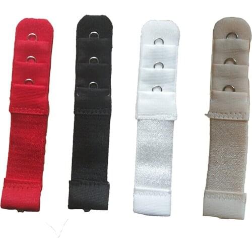 Ladies Bra Extender 3 Hooks Nylon Soft Clasp Extension Elastic On Strap Women Bra Strap Extenders Accessories