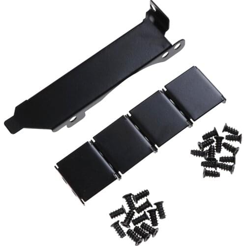 Dual Fan Mount Rack PCI Slot Bracket For Video Card 8cm/9cm Fan 3 Fans Mount Rack PCI Slot Bracket Fan Connectors 1 Set