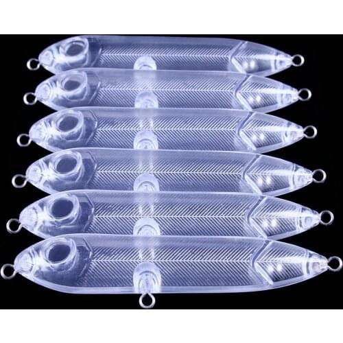 50pcs 10cm 10g blank nude baits crank pencil Minnow bait Unpainted Lure Bodies Fishing bait