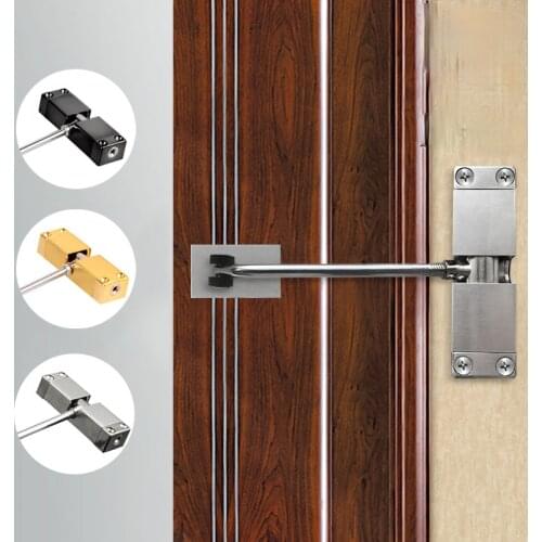 Upgrade Adjustable Speed Automatic Door Closer Stainless Steel Door Closing Device Furniture Door Hardware Fittings