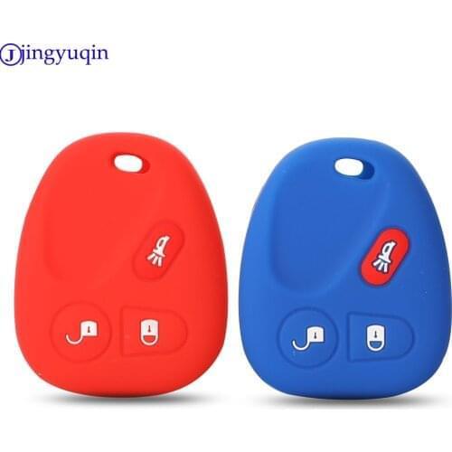 Jingyuqin Remote 3b Car Key Case Cover Silicone For Buick Hummer H3 GMC For Chevrolet Colorado Isuzu
