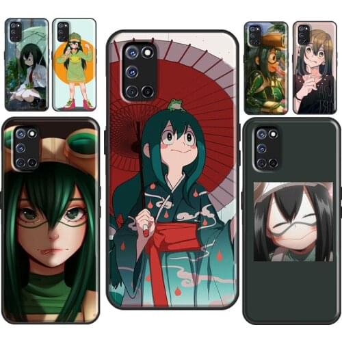 Asui Tsuyu My Hero Academia For OPPO Find X2 X3 Pro A1K A3S A5S A15 A52 A72 A83 A91 F7 A53 A31 A9 A5 2020 Phone Case