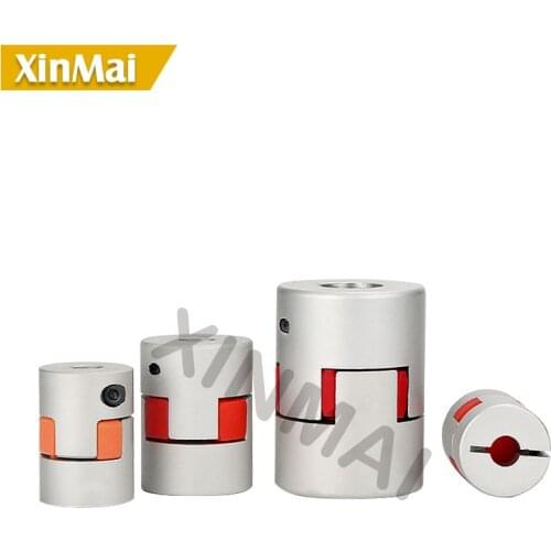 D20L25 spider flexible motor coupler aluminium flexible jaw coupling 5x8mm 3mm 4mm 5mm 6mm 6.35mm 7mm 10mm