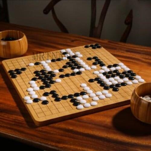 Hot Portable Cloth Bag Standard On International Go Game Chess Set Suede Leather Board Game Pieces Weiqi 2021