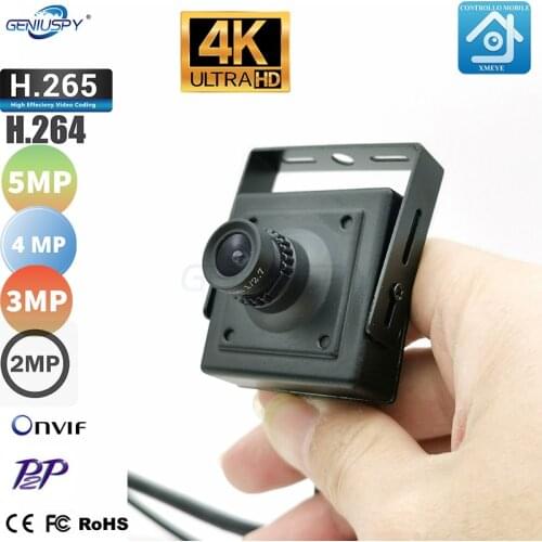 Geniuspy 720P 960P 1080P 3MP 4MP 5MP ONVIF P2P Security Indoor Mini IP Camera DIY Security CCTV Surveillance 25fps Xmeye Hidden