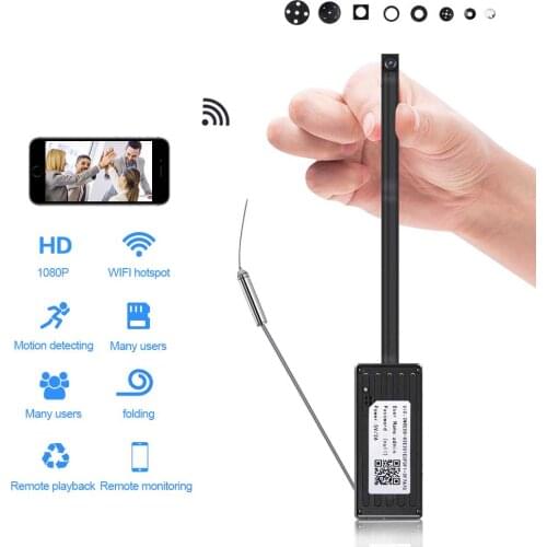 Beautiful WiFi IP Camera Module With Long Flexible Lens, Battery And Motion Detection