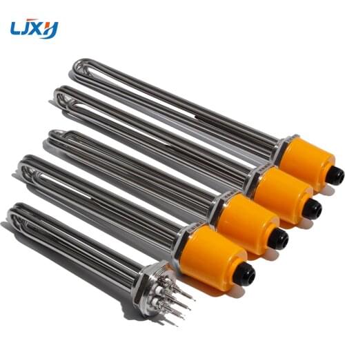 LJXH DN40 1.5" BSP Water Heating Element for Brewery and Distilling Machine with Ground Screw and Probe 220V 380V