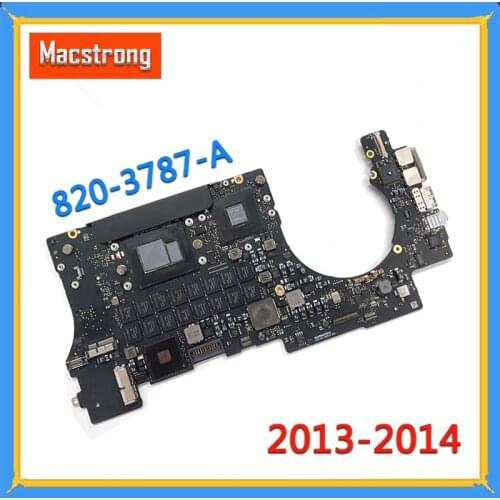 Tested Original A1398 Motherboard for MacBook Retina 15" Late 2013 2014 i7 2.3GHz 2.5GHz 16GB RAM Logic Board 820-3787-A