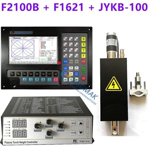 Plasma Controller + THC+lifter Kit F2100B + F1621 + JYKB-100 For Plasma Cutting Machine Cutter