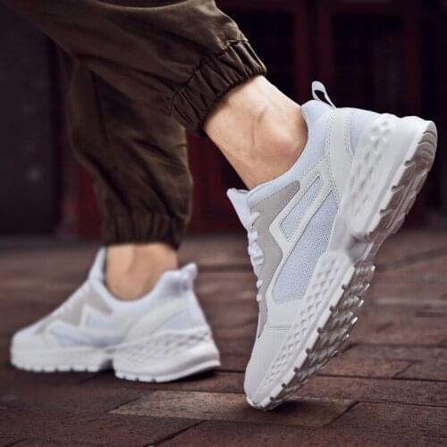 Causal knitting sale informales black mens hot Fashion comfortable de zapatos Sneakers shoes Sneaker mesh 2020 breathable sport