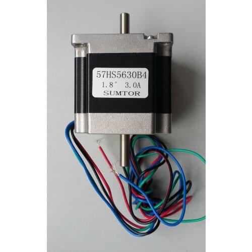 NEMA 23 Stepper Motor Dual Shaft 6.35mm 1.2N.m (167oz-in) Body Length 56mm CE ROHS CNC Stepping Motor nema23