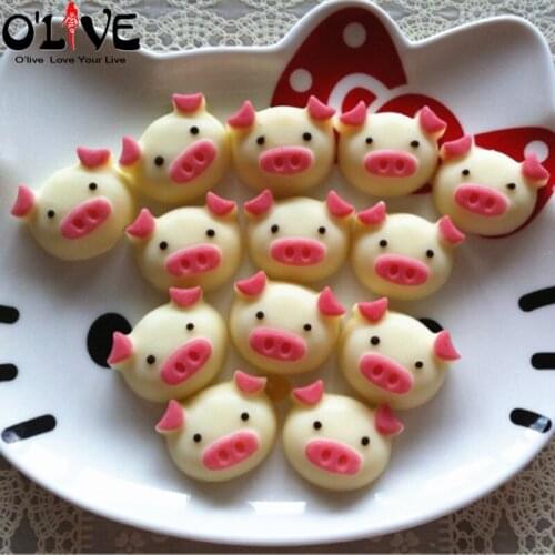 Pig Head Silicone Mold 3D Cake Decoration Tools Piggy Fondant Molds Chocolate Soap Forms Ice Cube Ice Block Mold Polymer Clay