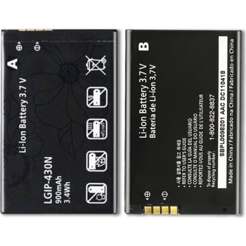 LGIP-430N Replacement Battery For LG Cookie Fresh GS290 GW300 LX290 LX370 LX370 LGIP 430N LGIP MT375 GM360 430N with Track Code