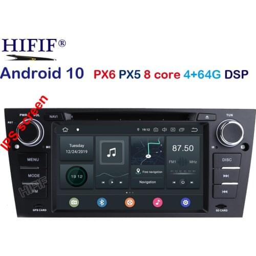 Android 10 for BMW E90 E91 E92 E93 M3 Stereo Head Unit Car GPS Sat Nav Radio BT Mirror Link OBD2 DVR RDS DAB 4G WIFI DTV Canbus