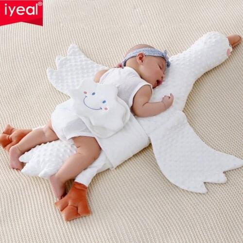 Newborn Baby Comfort Pillow Big White Goose Infant Sleep Relieves Intestinal Exhaust Airplane Soothing Sleeping Artifact