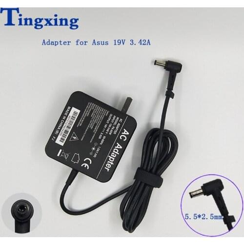 19V 3.42A 65W AC Adapter Supply charger for ASUS X450 X550V X550C Y481C W519L PA-1650-78 ADP-65GD PA-1650-78 Notebook