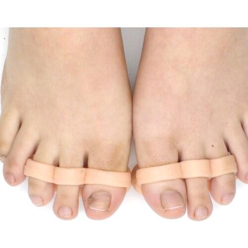 4pcs Toe Massage Correction Separator Toe Eversion Protection And Regulator Protection Ectropion Foot Care Tool D0240