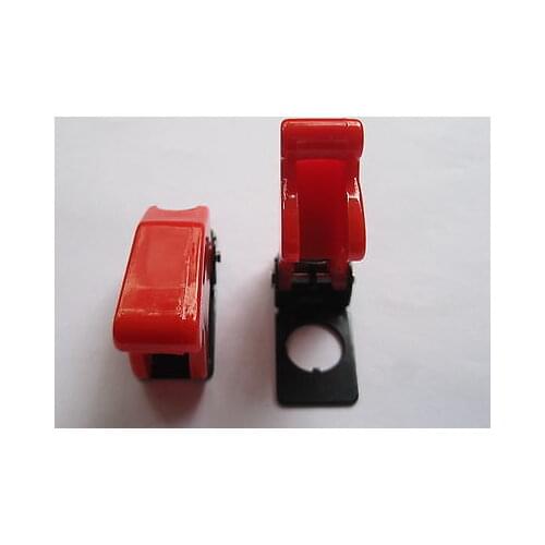 5 pcs Opaque Red Safety Flip Cover for Toggle Switch