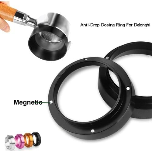 Aluminum IDR Intelligent Dosing Ring For Brewing Bowl Coffee Powder Espresso Barista Tool For 58 51 54MM Barista Funnel Portafil