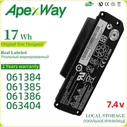 Apexway New 7.4V 061384 061385 061386 063404 063287 New Battery For BOSE SoundLink Mini I Bluetooth Speaker Rechargeable Battery