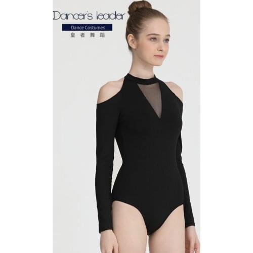 Ballet Leotard for Women Exercise Clothes Strapless Stand-up Collar Gymnastic Jumpsuit Adult Aerial Yoga Clothing Sexy Swimwear