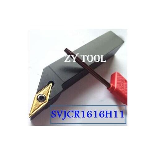 Free shipping SVJCR/L1616H11, Metal Lathe Cutting Tools Lathe Machine CNC Turning Tools External Turning Tool Holder