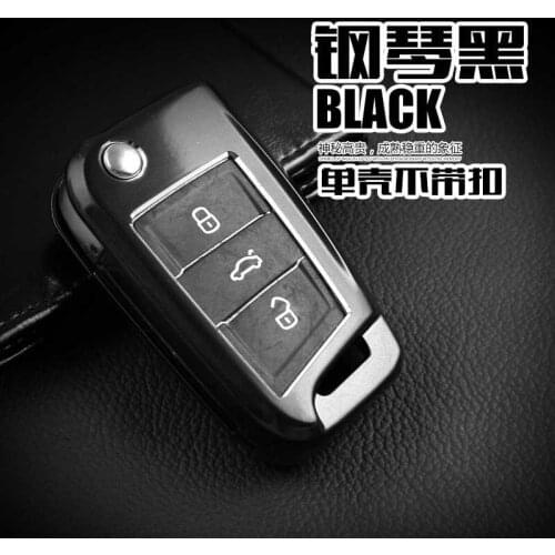 Abs Key Cover Case Shell Holder For Volkswagen Vw Golf 7 Mk7 Key Rings For Skoda Octavia A7 Key Portect Case Cover