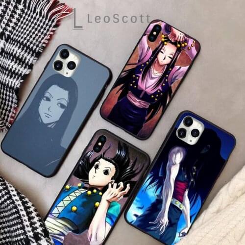 Illumi Zoldyck Hunter x Hunter Phone Case for iPhone 11 12 pro XS MAX 8 7 6 6S Plus X 5S SE 2020 XR Soft silicone