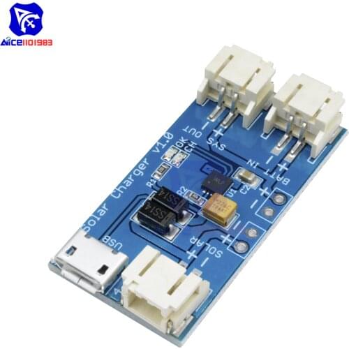 CN3065 Mini Solar Charger Board 18650 Li-on Lithium Battery Protection Board Solar Charging Module with Micro USB Port Charger