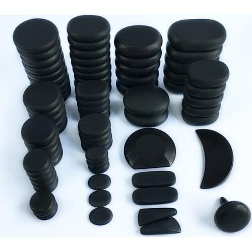 Hot Stone Massage lava Stones Natural Energy Massage Spa Stones Set Rock Basalt Wholesale Body Health Care