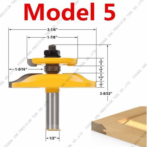 12.7mm shank-5 Models-cnc solid carbide woodworking router bit,Woodworking cutter,drawer lock knife,drawer,wood engraving tool