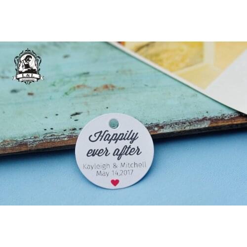 200 pcs 3.5cm round kraft/white paper label Greetings thank you tags gift tags invitation Literature and art label