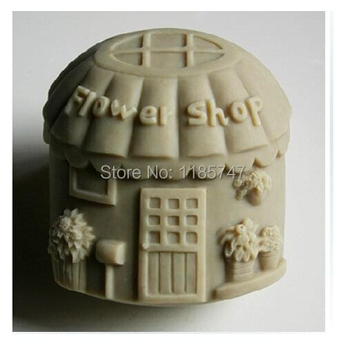 Small cute house shape soap mold silicone soap mould crafts mold