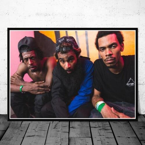 New Flatbush Zombies Rap Music Stars Singer Fashion Canvas Poster Prints Oil Painting Art Wall Pictures Living Room Home Decor