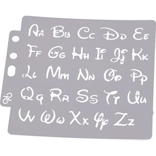 New Alphabet Letter Stencils Template Painting Scrapbooking Embossing Stamping Album Card DIY