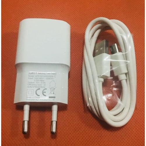 Original Fast 2.0A Travel Charger EU Plug Adapter+ USB Cable for Oukitel K6000 Pro Free Shipping