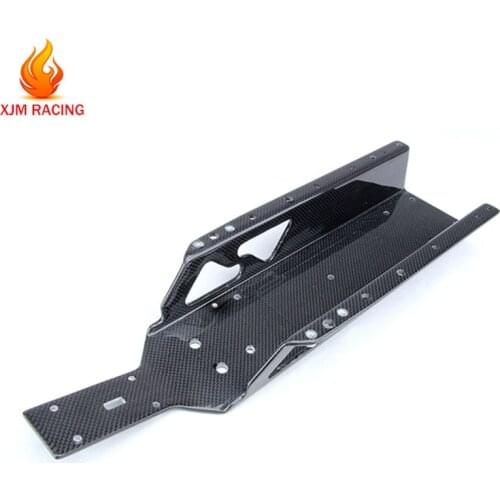 Carbon Fiber Main Chassis Frame for 1/5 Hpi Rofun Baha Rovan Km Baja 5B 5T 5SC Rc Car Racing Toys Parts