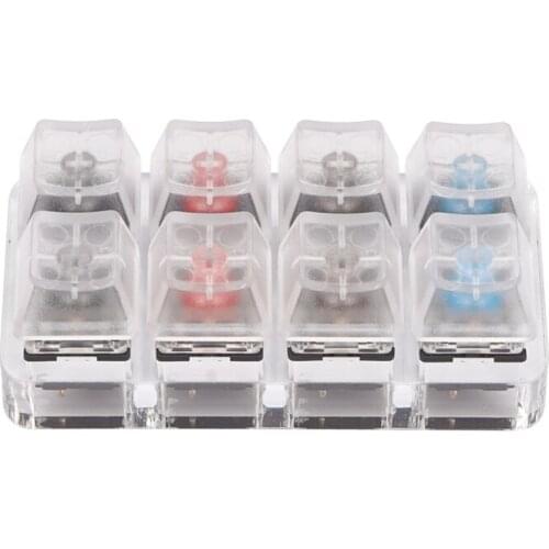 Keyboard Switch Teste Cherry Black Red Brown Blue Switches 4 8 9 12 Key Translucent Keycaps Mechanical Keyboard Tester