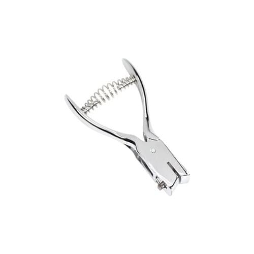 Heavy duty ID Card Badge Lanyard Slot Punch Plier Tool