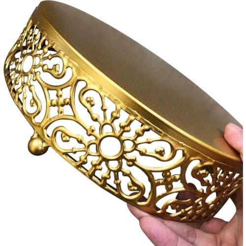 Retro Table Cookies Cake Stands Tart Pie Plate Tray Kitchen Supplies Gold M