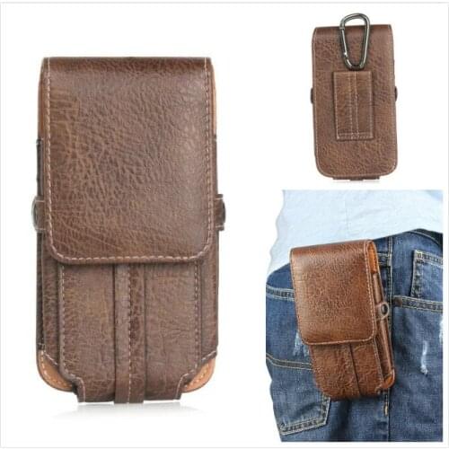 Luxury Stone pattern pu Leather Waist Bag Clip Belt Pouch Holster Cover CaseFor Asus Zenfone Go TV ZB551KL/Go ZB552KL/Go ZB551KL
