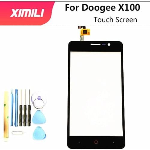 5.0 inch original For Doogee X100 Touch Screen Digitizer Panel Front Glass Lens Sensor For Doogee x100 TouchScreen+Tools
