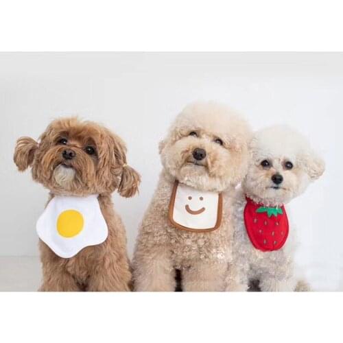 Cat Dog Scarf Collar Small Dog Bow Tie Bandana Cloak Cartoon Style Cat Collar for Small Medium Dog Puppy Bib Cat Pets Acessorios