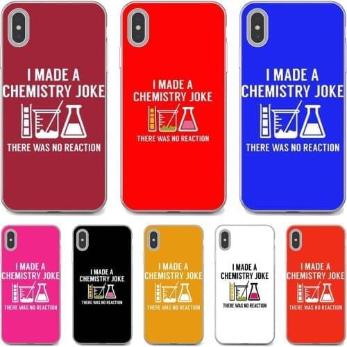 I-Made-A-Chemistry-Joke For Samsung Galaxy S7 S8 S9 S10E S20 FE Note 10 20 Edge Lite Plus Ultra Silicone Phone Case Cover