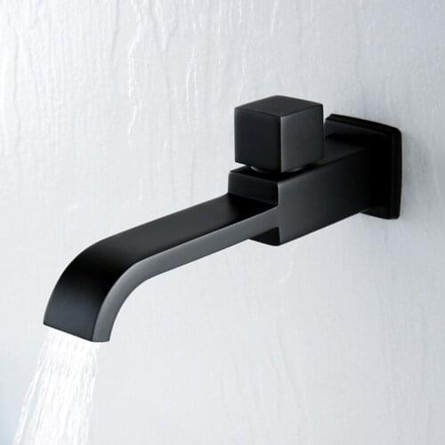 Sink Faucet Shelf Basin Water Mixer Tap Quality Black Wall Mounted Brass Elegant Life Decoration Bathroom Hotel Faucets Silver