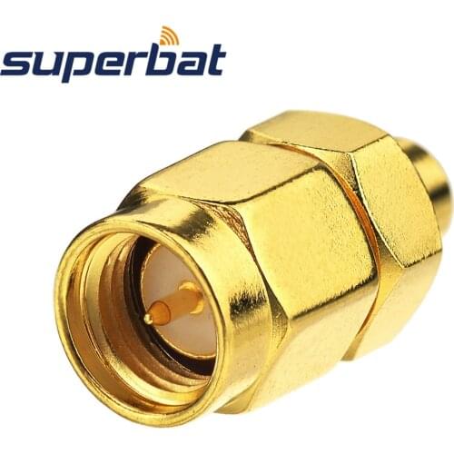 Superbat SMP Plug Adapter to SMA Straight Male 50 Ohm RF Coaxial Adapter Connector