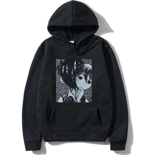 Omori Hipster Print Hoodie Cartoon Anime Hoodies Fashion Kawaii Hooded Men Women Oversized Loose Sweatshirt Man Cotton Hoody