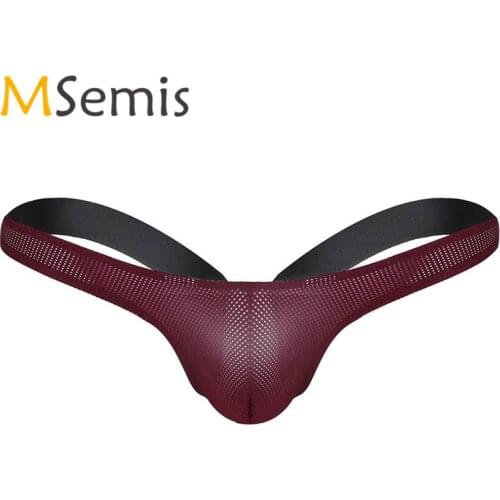 Swimwears Mens Swimsuits Bikini G-string Thong Briefs See Through Underwear Open Back Underpants Male Thong Bikini Gay Panties